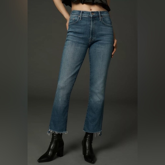 MOTHER The Insider Crop Step Fray Size 28 NWT - Picture 2 of 15